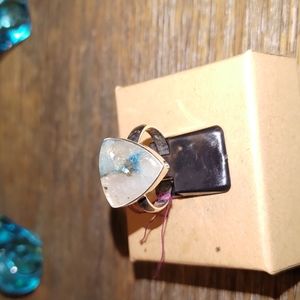 New Quantum Quatro sterling silver Ring  RARE